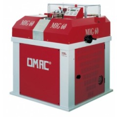 Машина для автоматической горизонтальной зачистки и полирования края и торца ремня и других аналогичных изделий Omac Мод. MIG 60