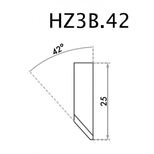 Нож для раскройных комплексов COMELZ серии CT/CZ - HZ3B42