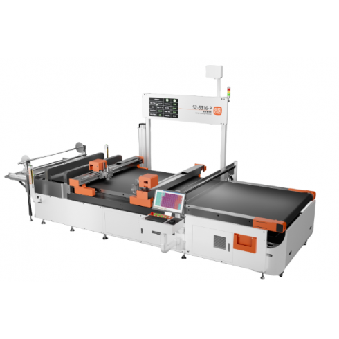 Автоматический раскройный комплекс для кожи и синтетики Emma S2-5316-P