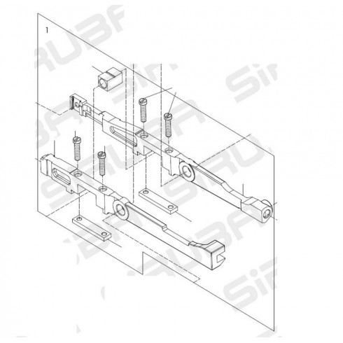 Рычаг крепления двигателя ткани SR-07401001 (original)