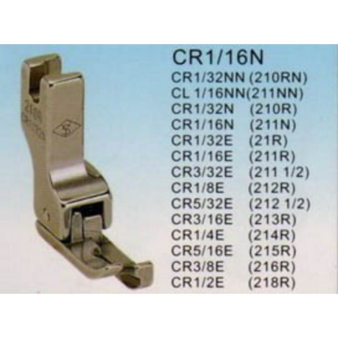Лапка для отстрочек CR 1/32