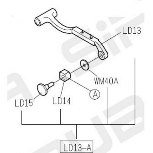 Балка в сборе LD13-A (original)