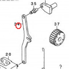 Тяга регулировки строчки 229-71105 (original)