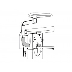 Поворотный рычаг Comel AKN-04E для столов серии BR/A SXD