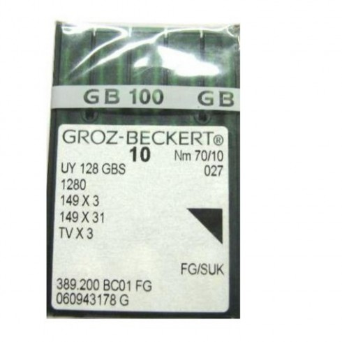 Игла Groz-beckert UYx128 GBS FG/SUK № 120/19