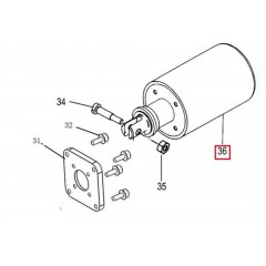 Электромагнит подъема лапки 40930005