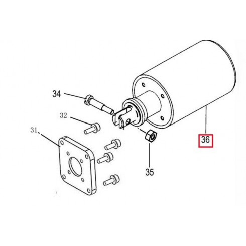 Электромагнит подъема лапки 40930005