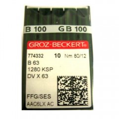 Игла Groz-beckert DVx63 FFG/SES (Bx63) № 80/12