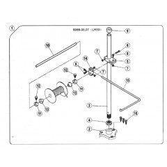 Стойка под резинку вертикальная (без дисков) 306469A9S/3010204100