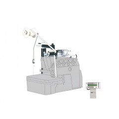 RACING МС S8K-57 Компактное программируемое устройство подачи эластичной тесьмы снизу (на оверлок)