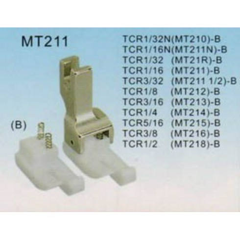 Лапка фторопластовая для отстрочки TCR 1/8