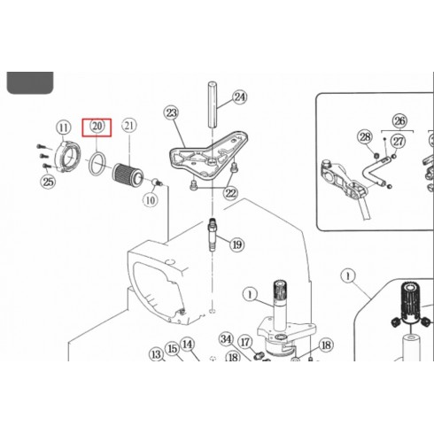 Прокладка крышки масляного фильтра O01010