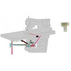 RACING MC М8B Программируемое устройство подачи эластичной тесьмы снизу