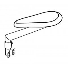 Поворотный рычаг Comel AKN-04A для столов серии FR/F, BR/A, BR/A-L