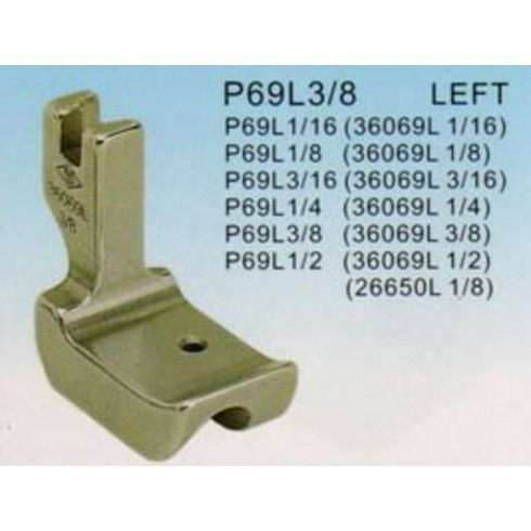Лапка под кедер P69L 1/4