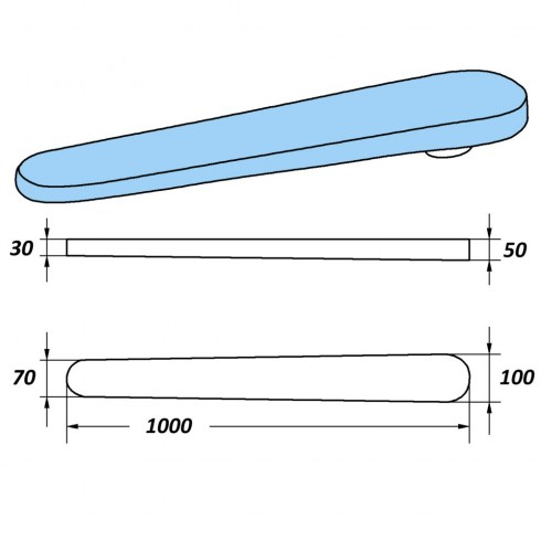 Колодка рукавная Comel AKN-03A 100 см