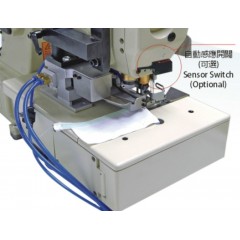 CTP-1P-EC Пневматическое устройство обрезки бейки или ленты для плоскошовных машин (гильотина)