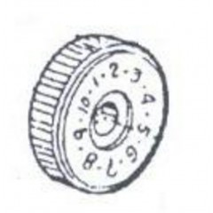 Ручка регулятора длины стежка D13