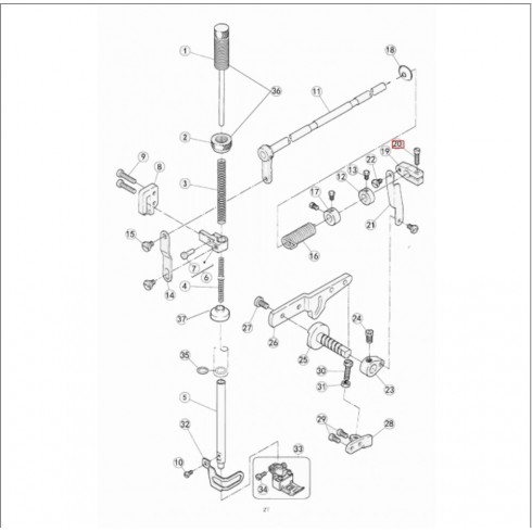Винт 301S11011 (5187)
