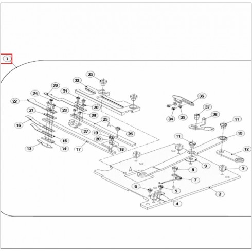 Механизм обрезки в сб. 3011900300