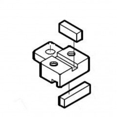 Кронштейн крепления игольной пластины KG74-A (original)