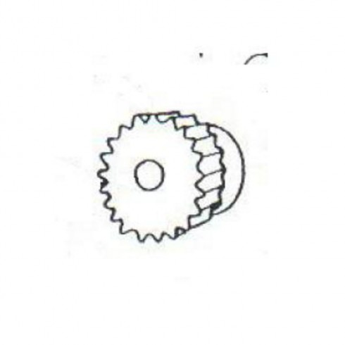 Колесо зубчатое (среднее) 1-3-27