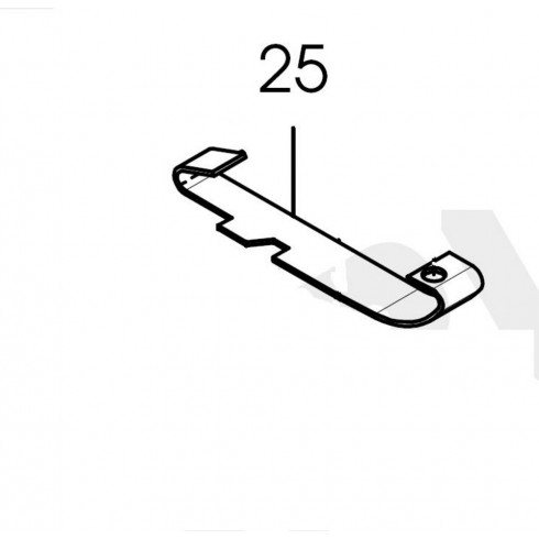 Подошва пластинчатая лапки (правая) SR-07401825 (452,460-02) (original)