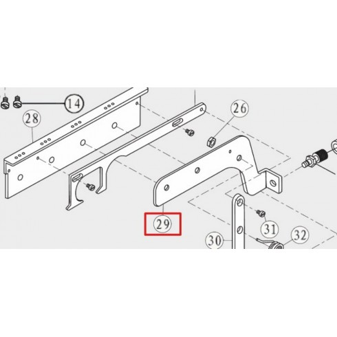 Пластина передняя 20112062