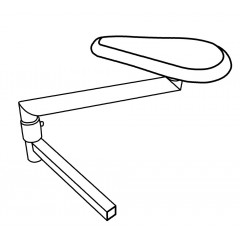 Кронштейн крепления рукава для MP/A-В (BRACCIOxMP/A B) Comel AKN-04F
