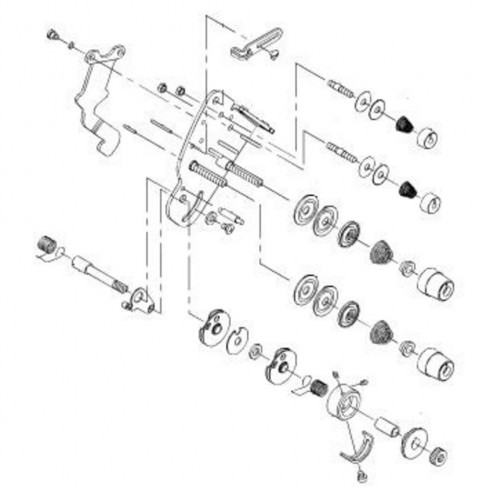 Блок регуляторов натяжения нити в сборе 400-91191 (original)