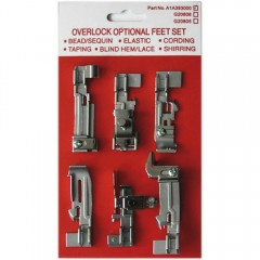 Набор из 6 лапок для оверлока Juki 50E, Merylock (A1A393000)