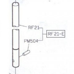 Стержень прижима лапки RF21-E (original)