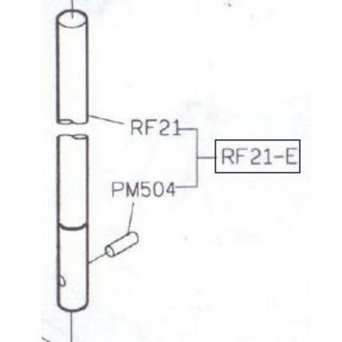 Стержень прижима лапки RF21-E (original)