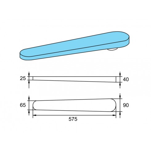 Колодка рукавная Comel AKN-03C 57,5 см