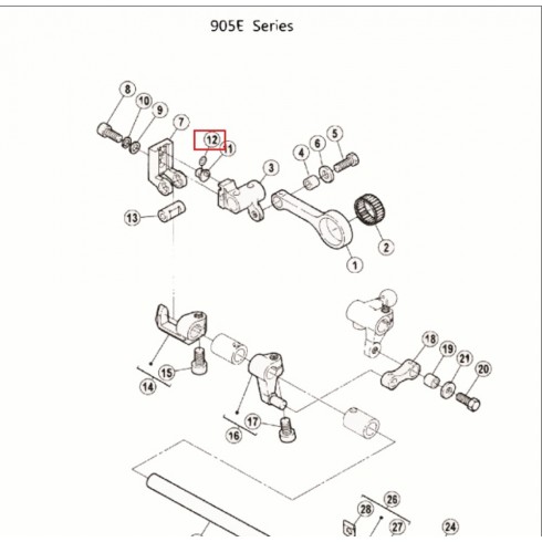 Кольцо резиновое уплотнительное O01027(ф4x1.3)