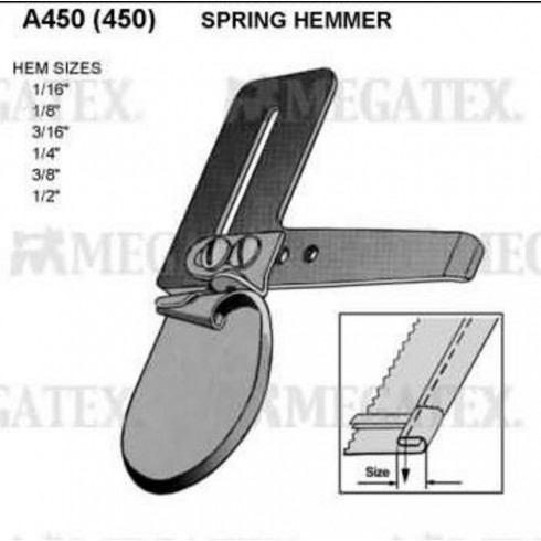 Улитка для толстых материалов A450 6,4 мм (1/4