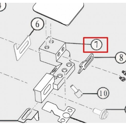 Державка ножа обрезки 20101040