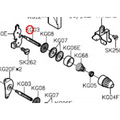Стержень регулятора натяжения нити KG03 (original)