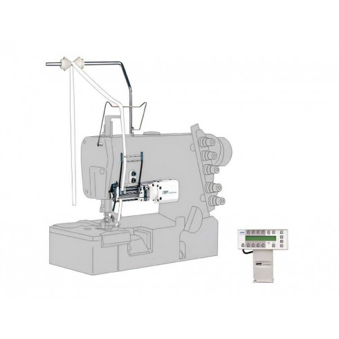 RACING МС S8C-57 Компактное программируемое устройство подачи эластичной тесьмы (на плоскошевку)