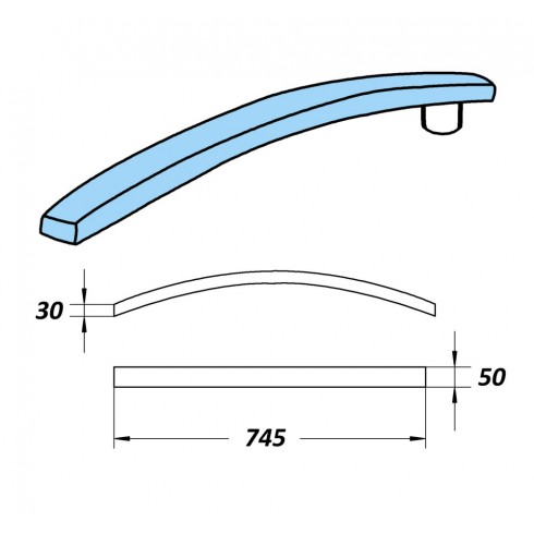 Колодка Comel AKN-03H для раскалывания швов рукава