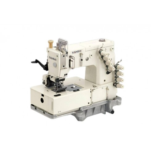 Промышленная швейная машина Kansai Special DLR1508P 1/4-1-1/4 (4 игольная поясная для тяж. мат.)