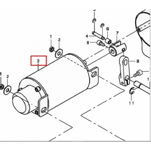 Электромагнит подъема лапки в сборе 11230013 (1123002000)