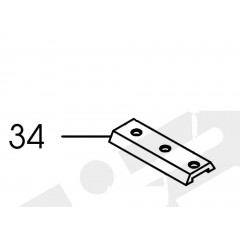 Держатель направителя материала SR-07401834 (original)
