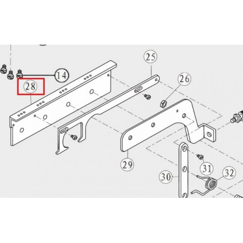 Пластина расслабления 20112060