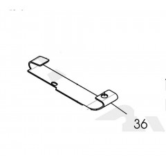 Подошва пластинчатая лапка (правая) SR-07400636 (original)