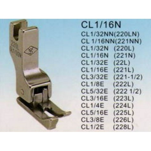 Лапка для отстрочек CL 1/4