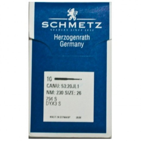 Игла Schmetz DYx3 S (794S) № 230/26
