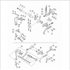 Винт нитенаправителя 301S20009 (W09070-2)
