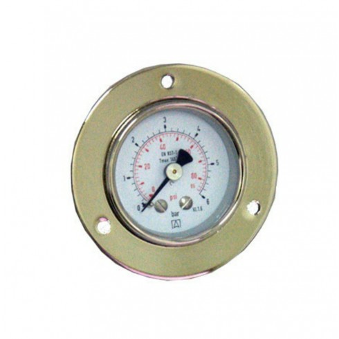 Манометр с диском MV4F 6 бар