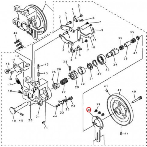 Пластина установочная на шкив 135-25308